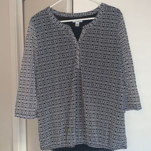 Ladies nice blouse, polyester size L.